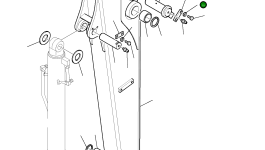 Палец 21W-70-R4320 Komatsu