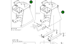 Кронштейн 425-43-38512 Komatsu