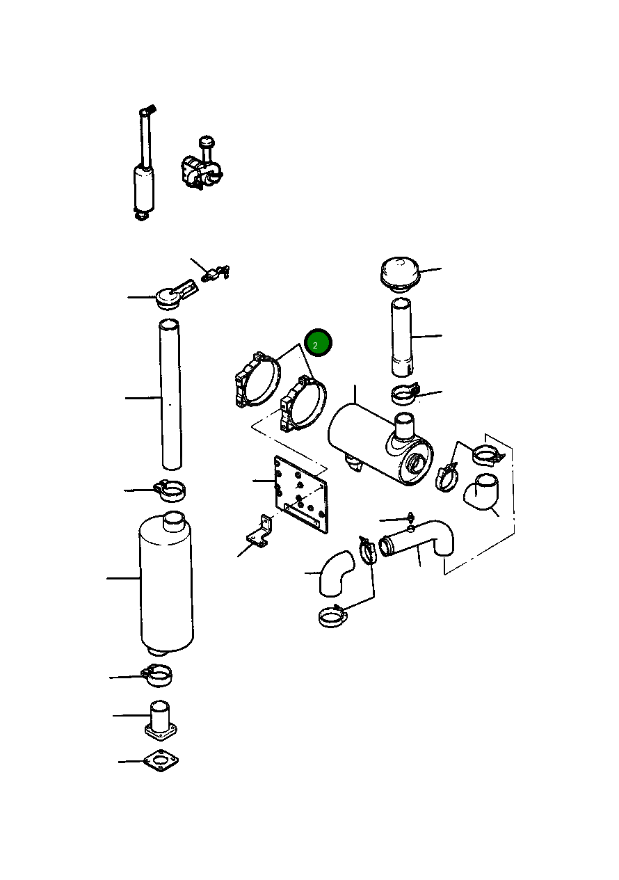 Крепёжная лента 1250 397 H1 Komatsu
