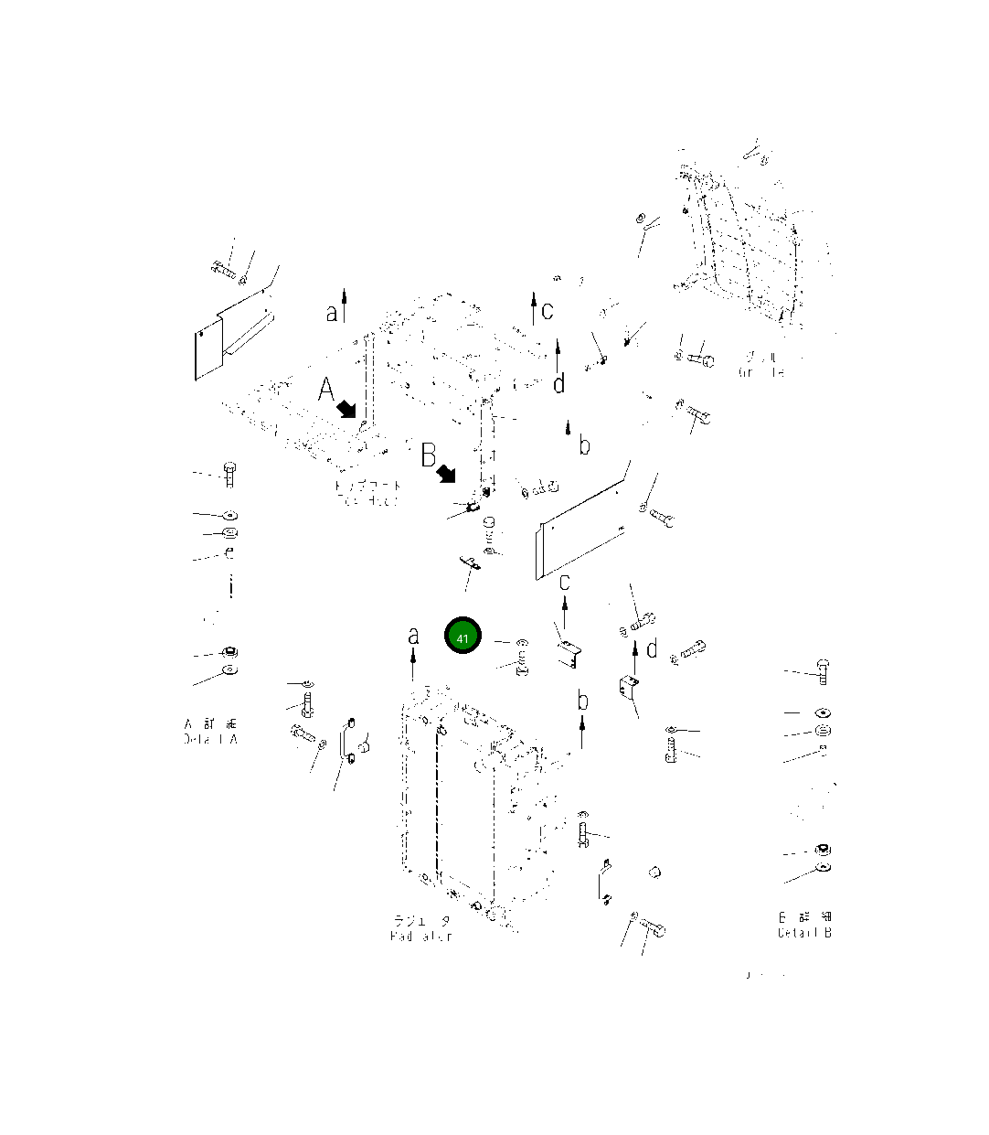 Кронштейн 419-54-63430 Komatsu