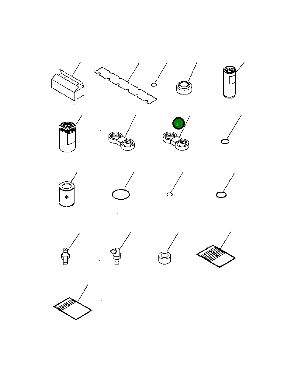 Прокладка 1307-68-7H1 Komatsu