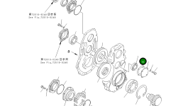 Прокладка 124-960-1471 Komatsu
