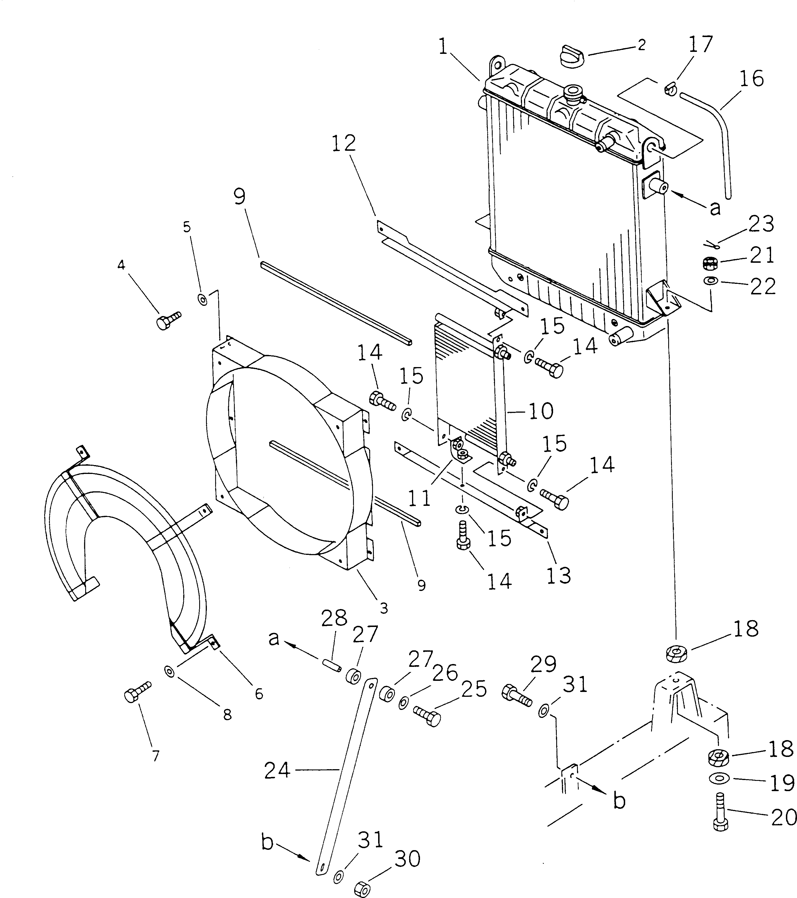 Стойка 23A-03-12150 Komatsu