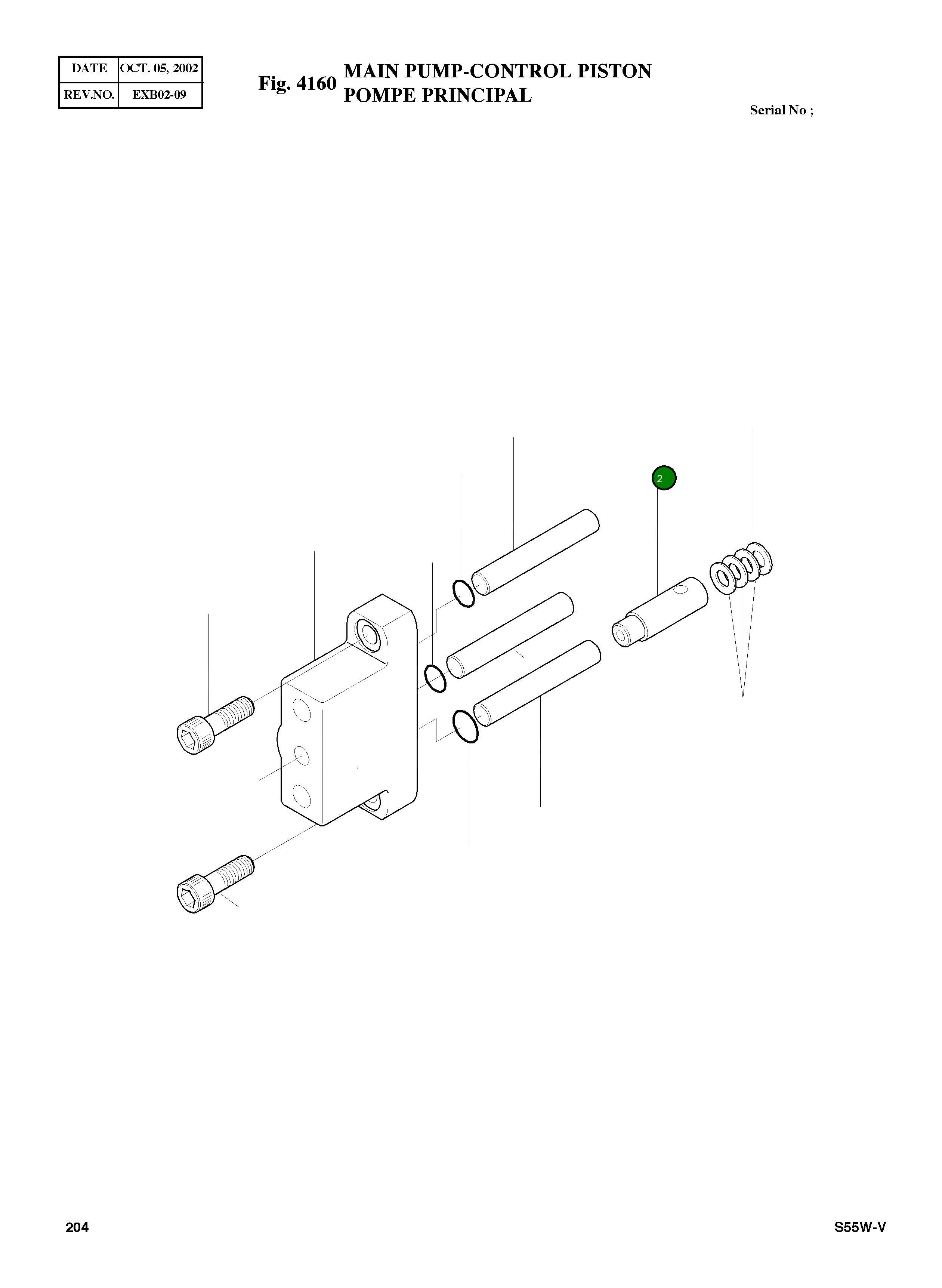 Поршень 1100504076 Komatsu