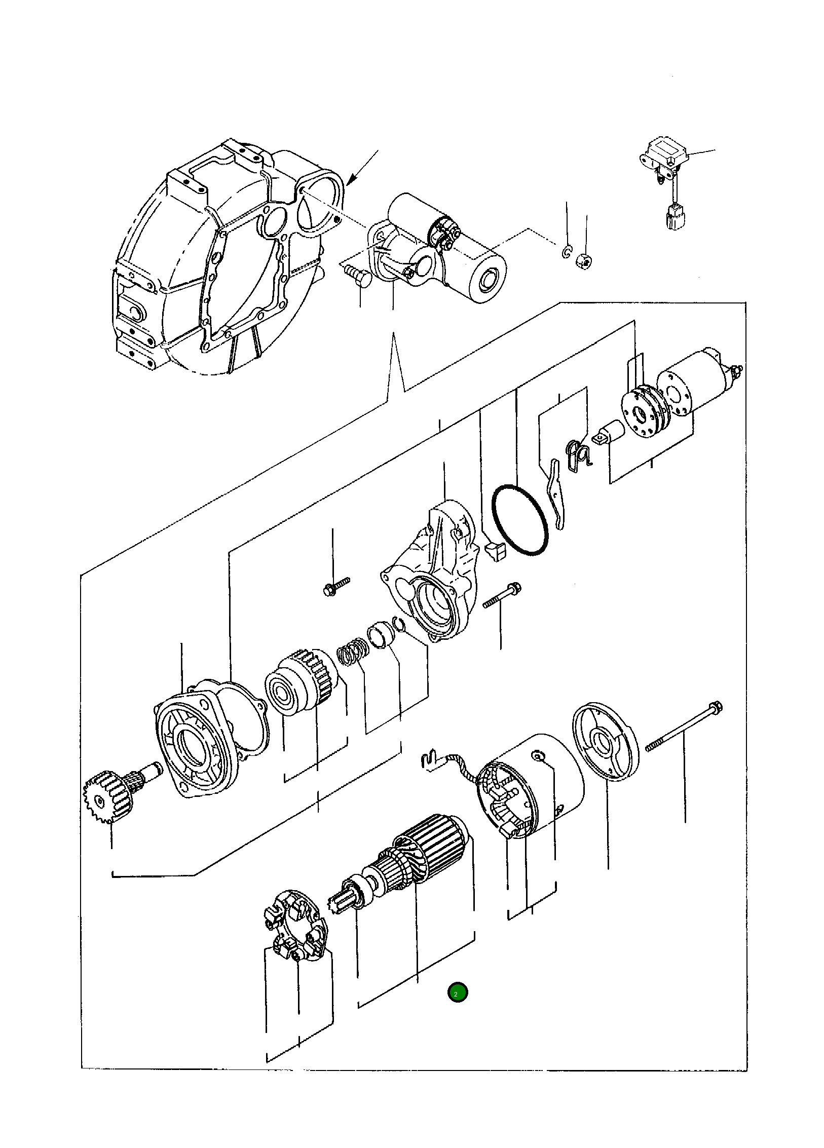 Ротор YMR000491 Komatsu