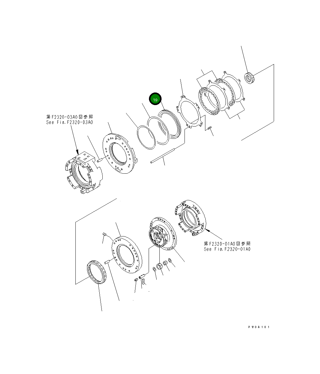 Поршень 103-15-22730 Komatsu
