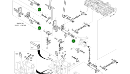 Регулировочная прокладка 2114-1059D265 Komatsu