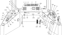 Панель приборов BW022101 Komatsu