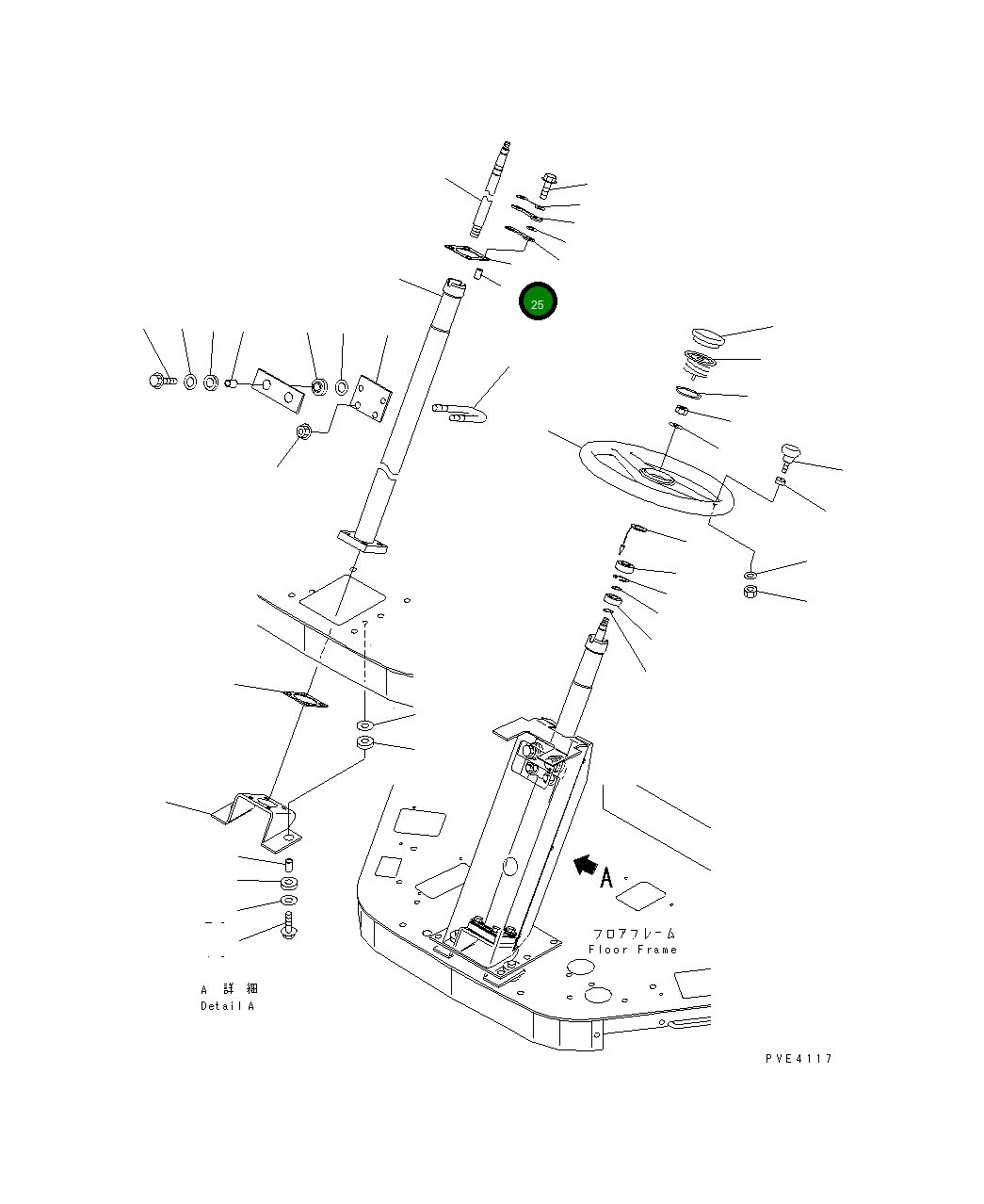 Проставка 415-40-22170 Komatsu