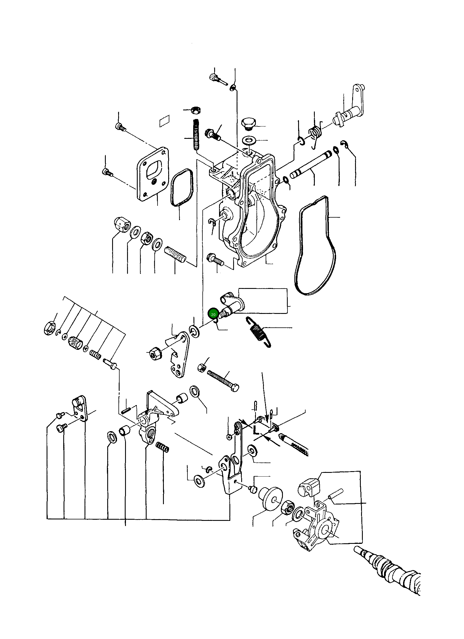 Проставка YMR000250 Komatsu