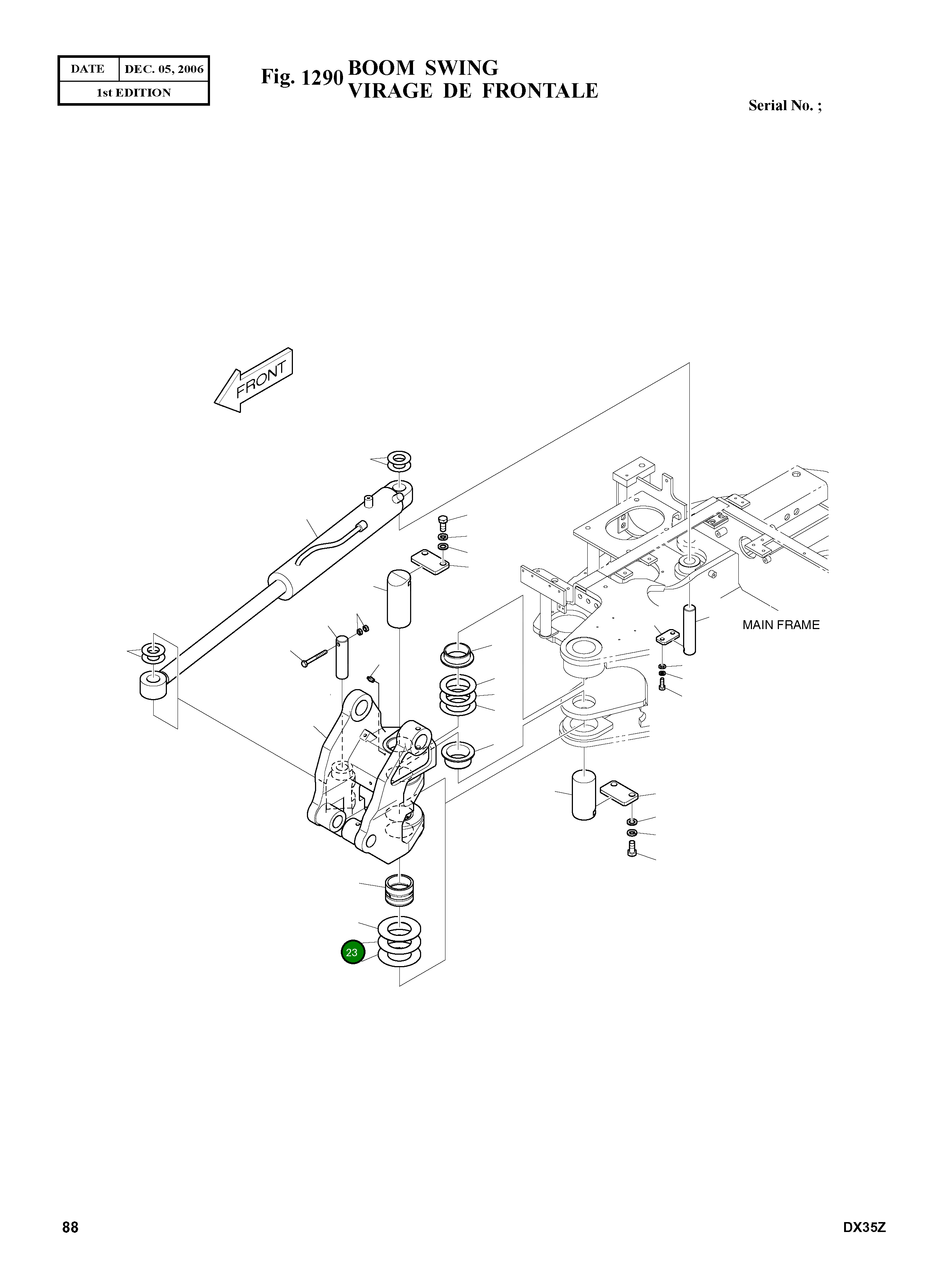 Регулировочная прокладка DS7701446 Komatsu