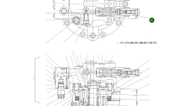 Предохранительный клапан V9612269934 Komatsu