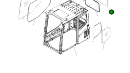 Стекло 21N-54-38270 Komatsu