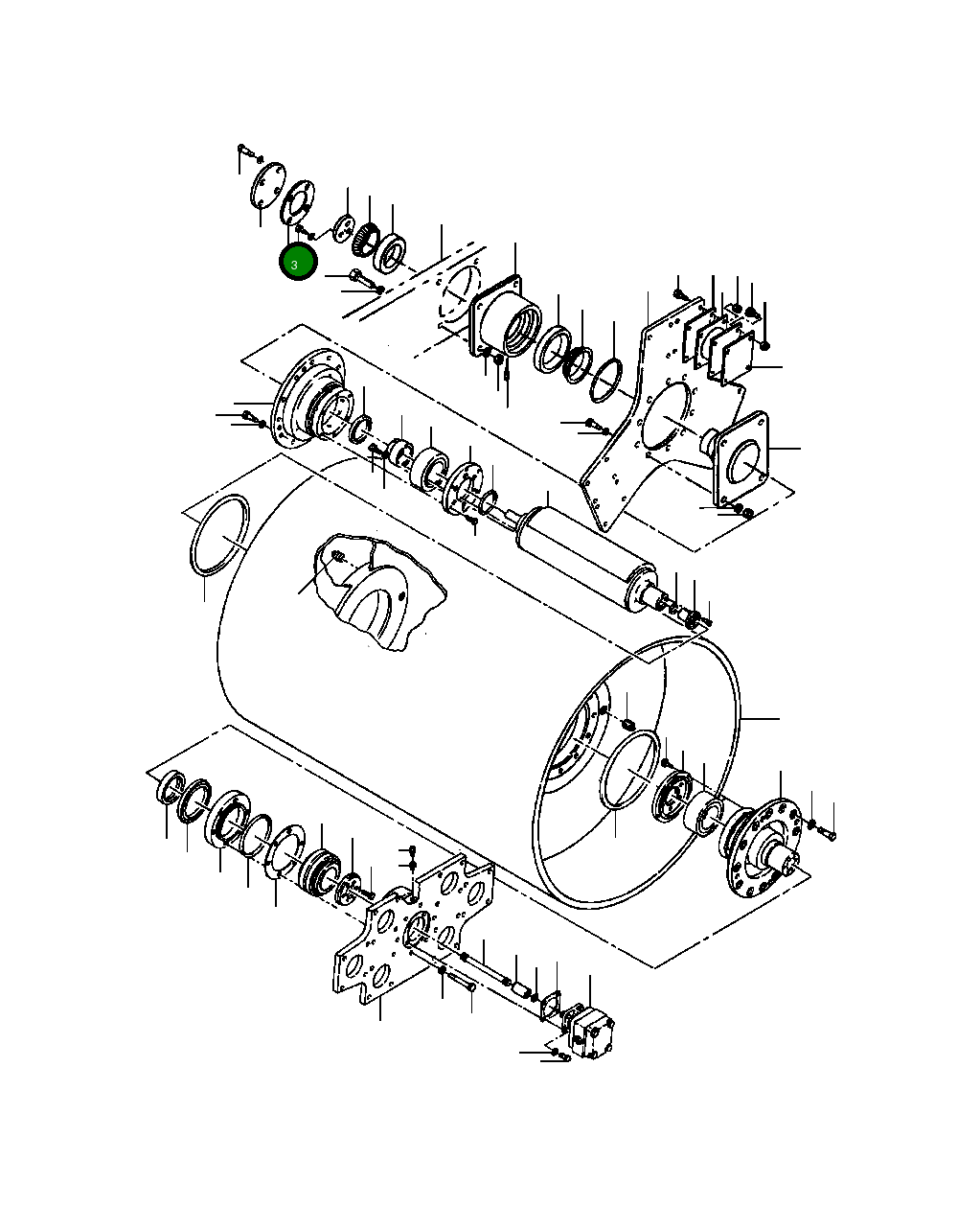 Прокладка 123 239 Komatsu