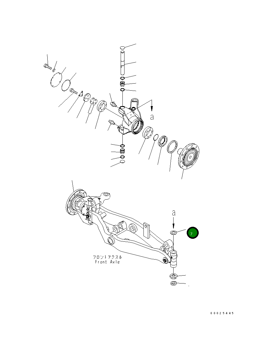 Проставка 23C-27-11260 Komatsu