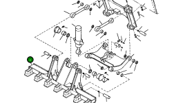 Сварная балка 1438 466 H91 Komatsu