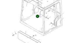 Панель, правая 26C-95-11730 Komatsu