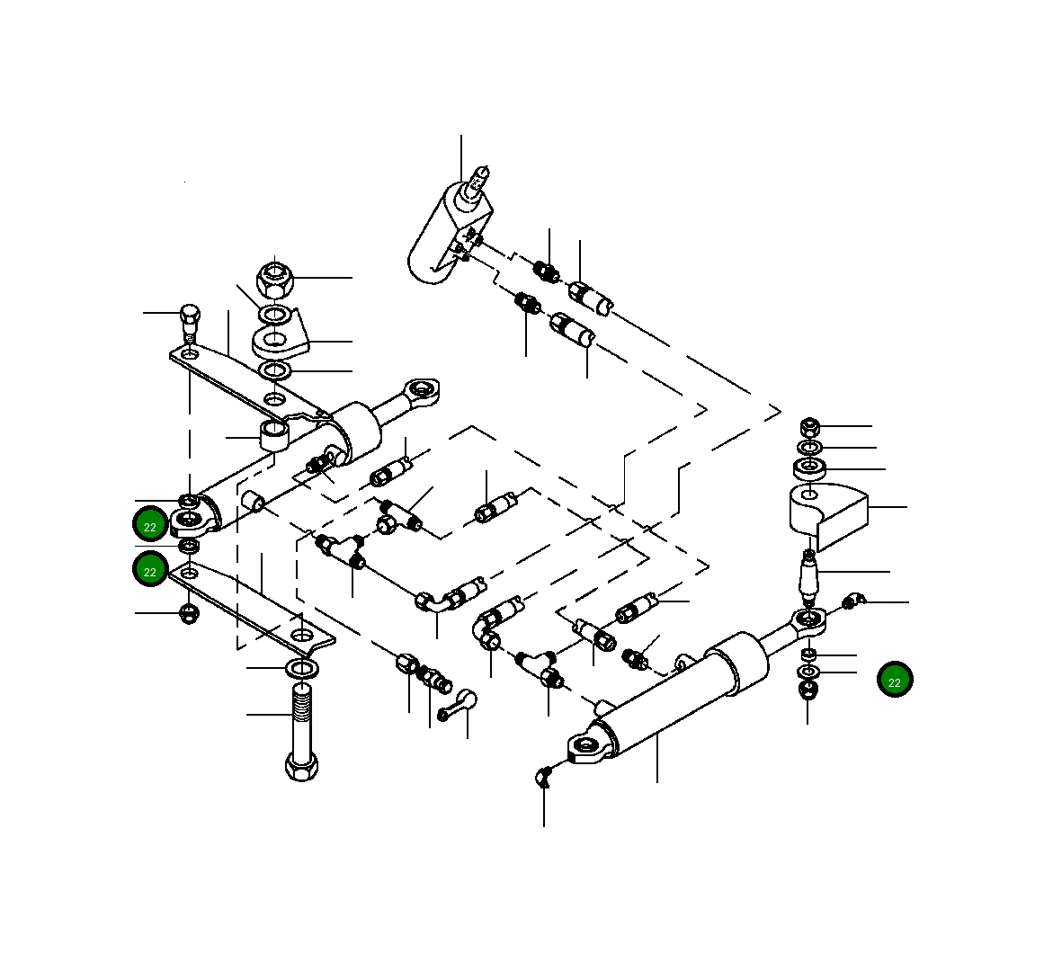 Проставка 1438 185 H1 Komatsu
