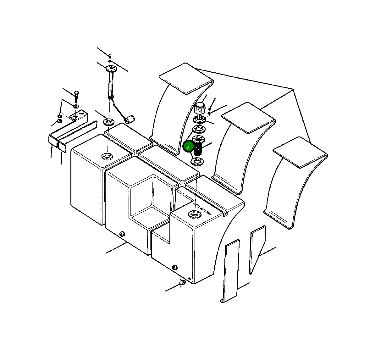 Прокладка 130 662 Komatsu