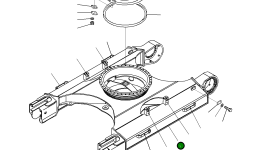 Рама 206-30-K2650 Komatsu