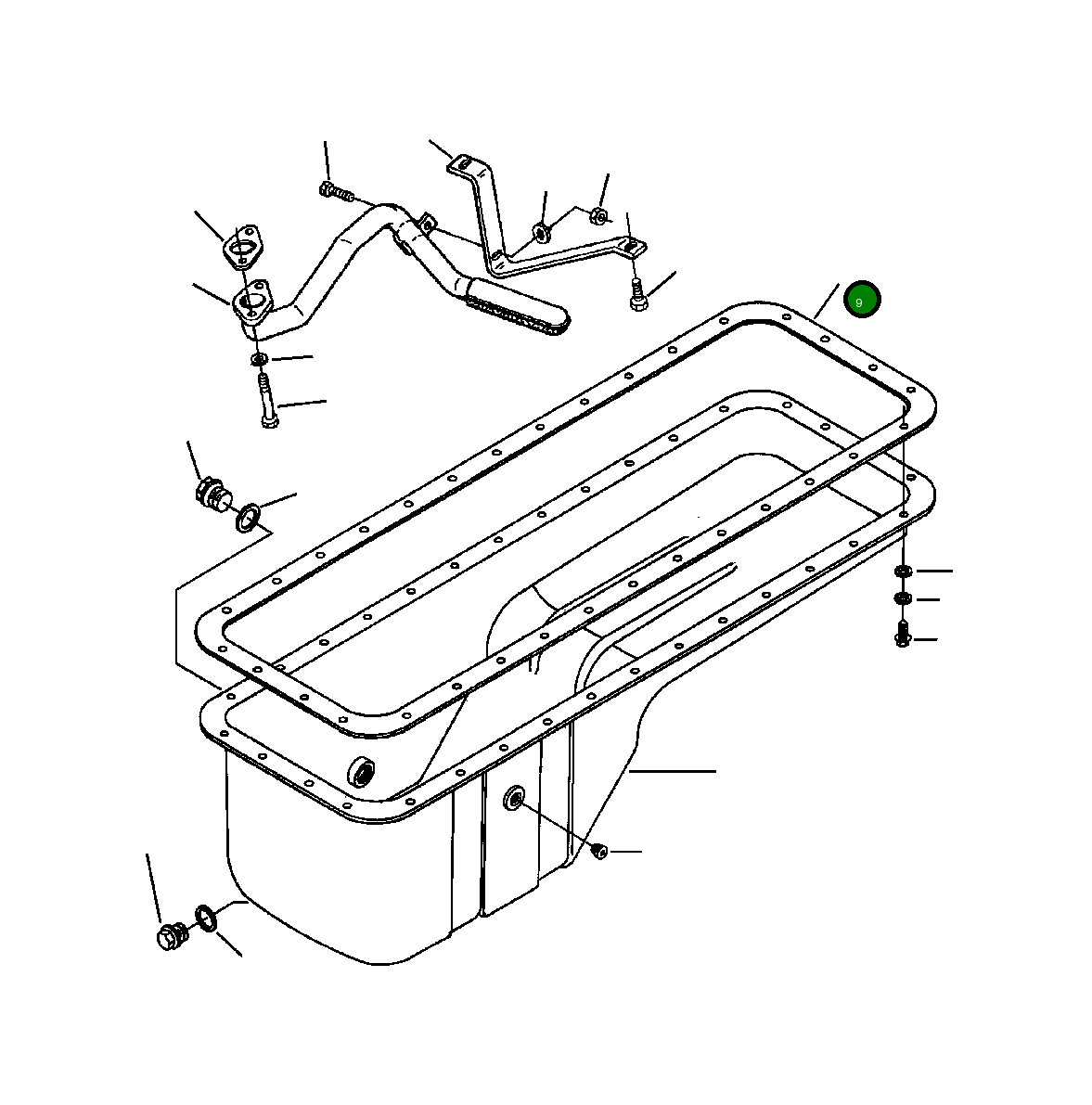 Прокладка 6742-01-5130 Komatsu