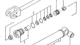 Поршень YM172519-72202 Komatsu