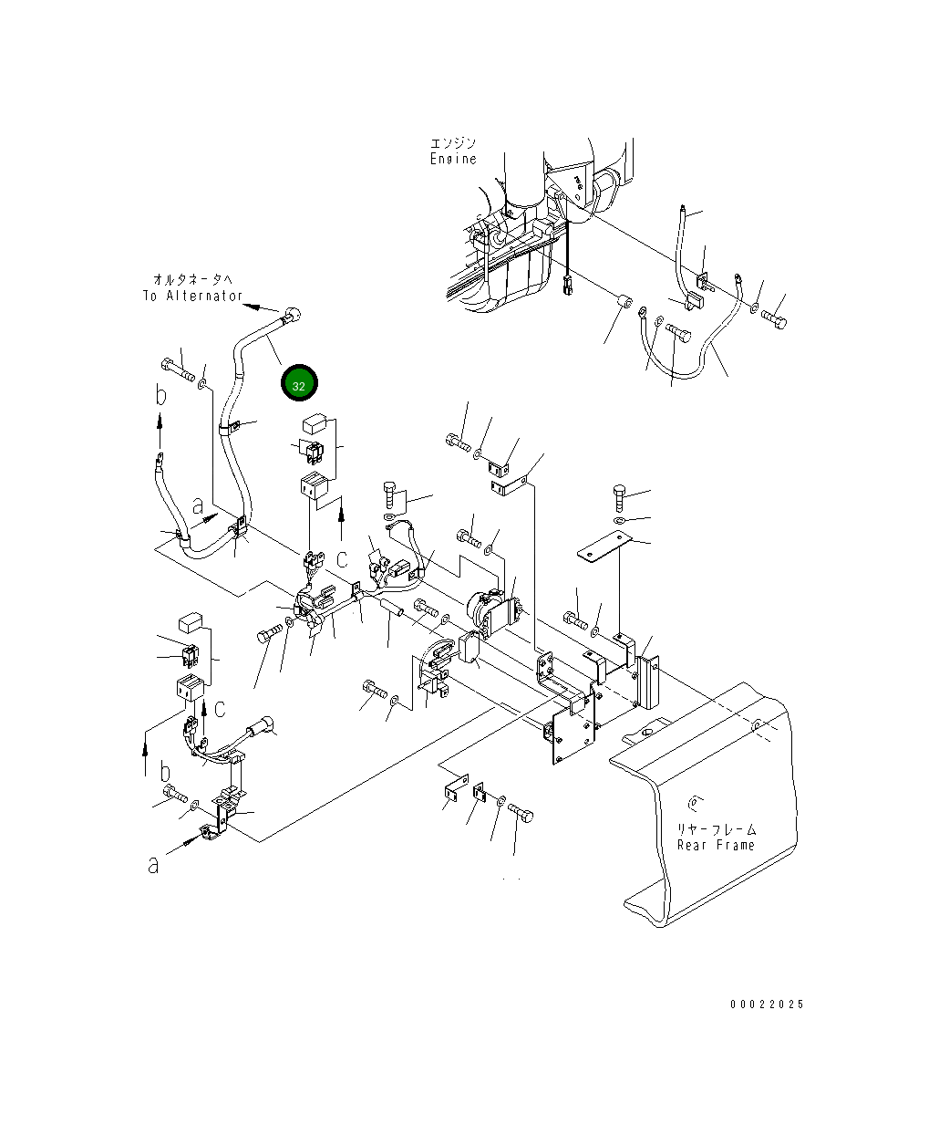 Провод 416-06-32262 Komatsu