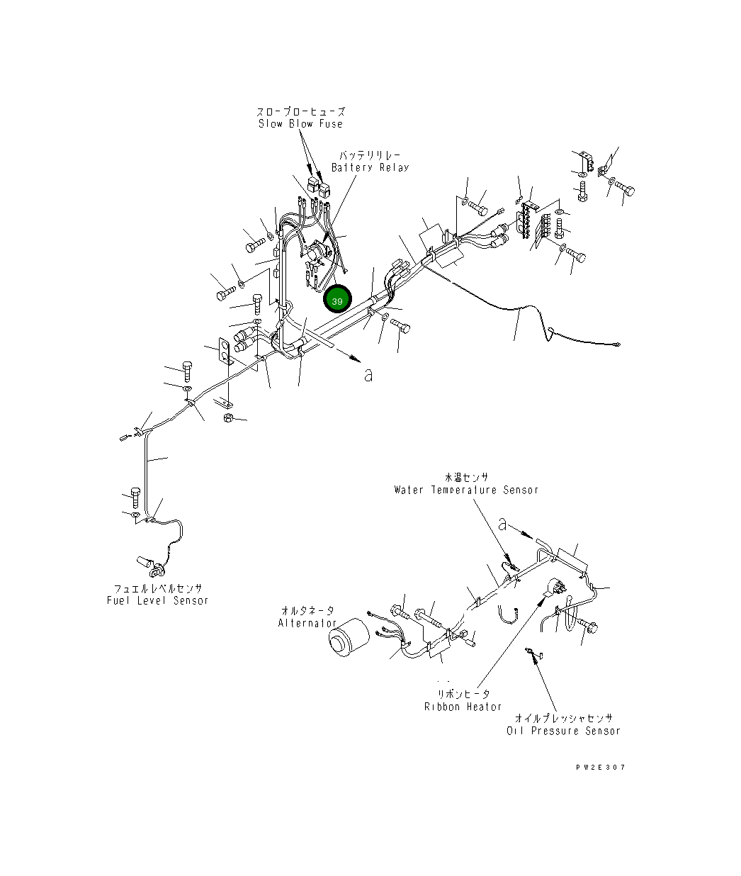 Провод 432-06-12130 Komatsu
