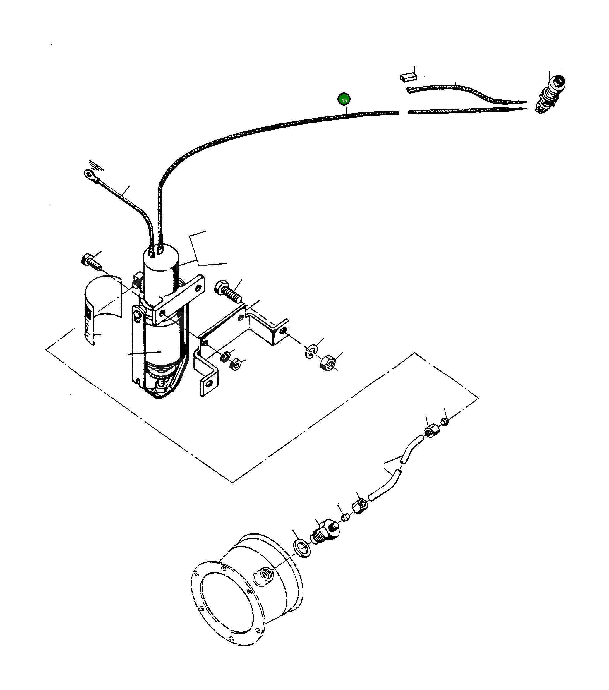 Провод 2977243M91 Komatsu