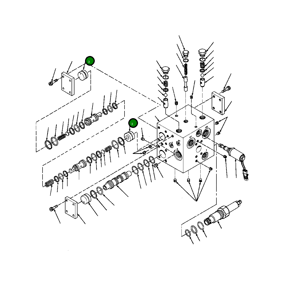 Пробка 134 005 Komatsu