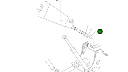 Проставка 206-70-55320 Komatsu