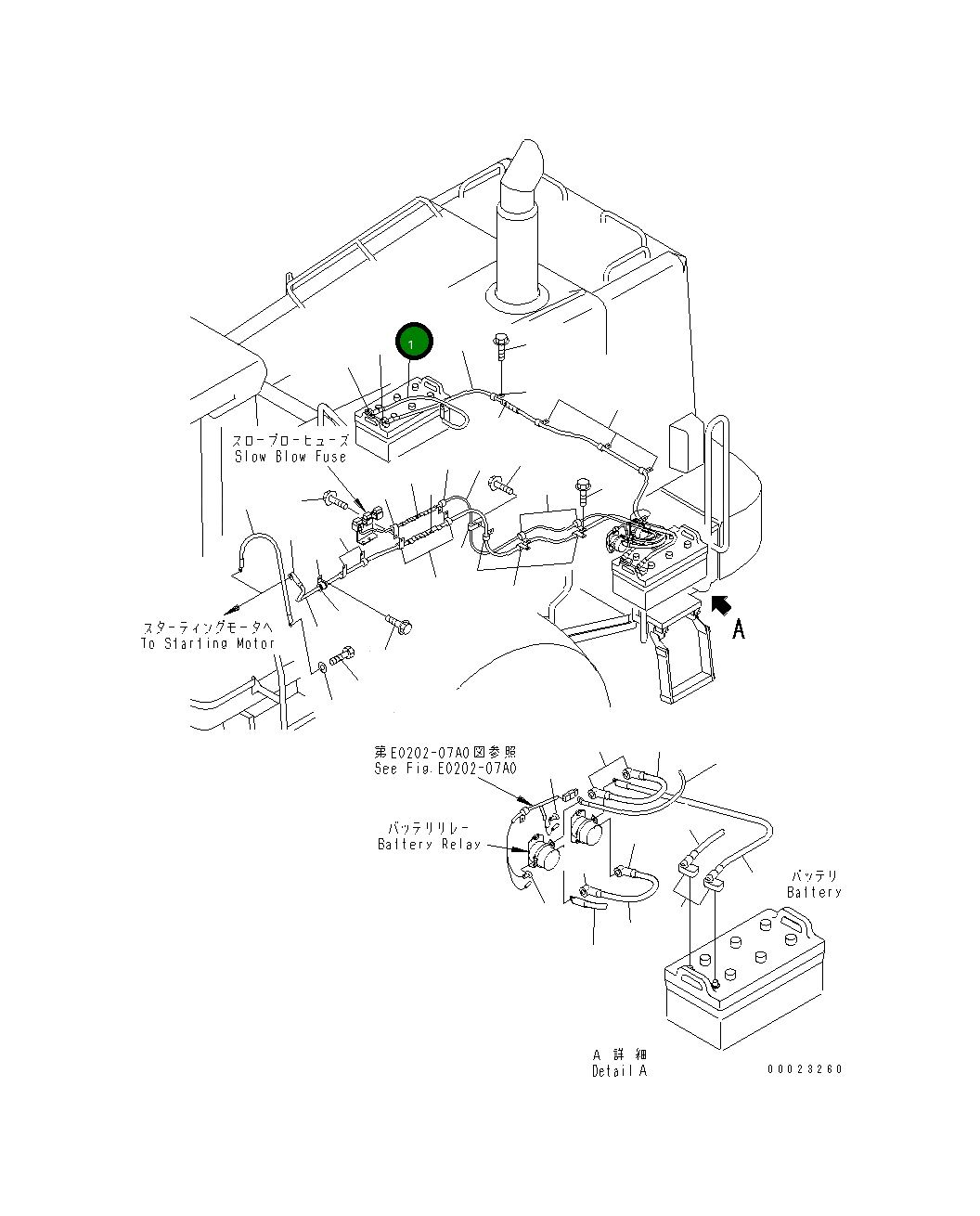 Провод 428-06-12620 Komatsu