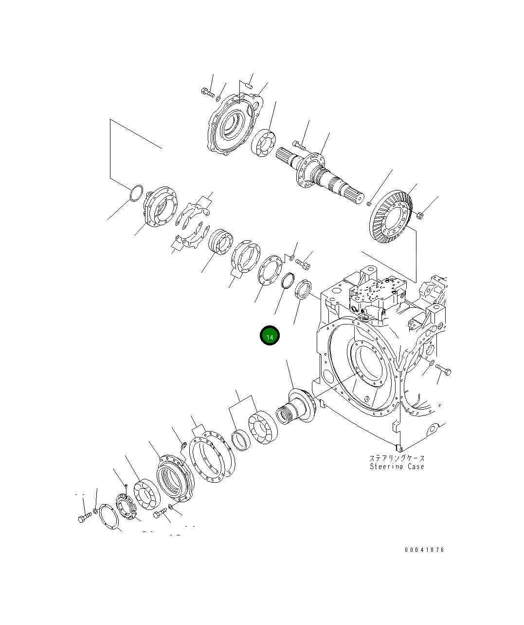 Проставка 17A-22-15430 Komatsu