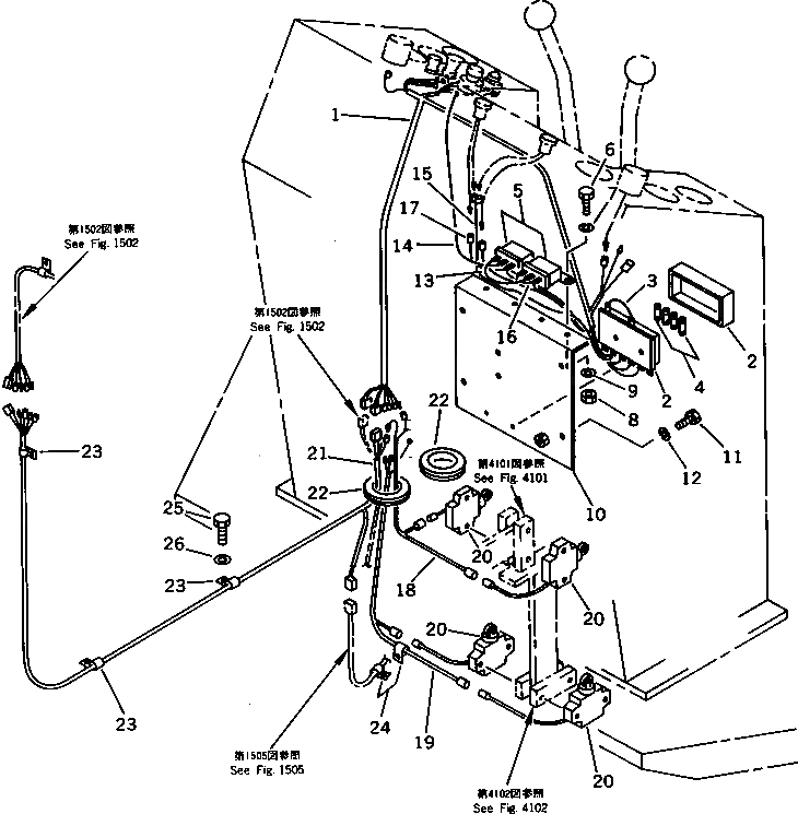 Провод 263-06-11430 Komatsu