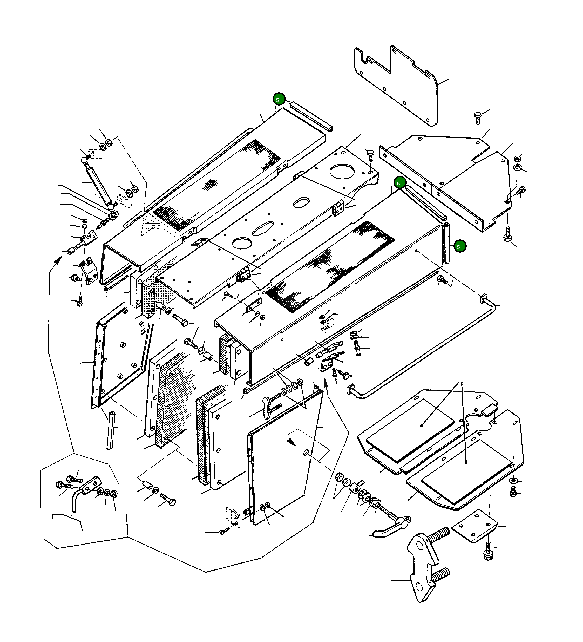Прокладка 4210343M1 Komatsu