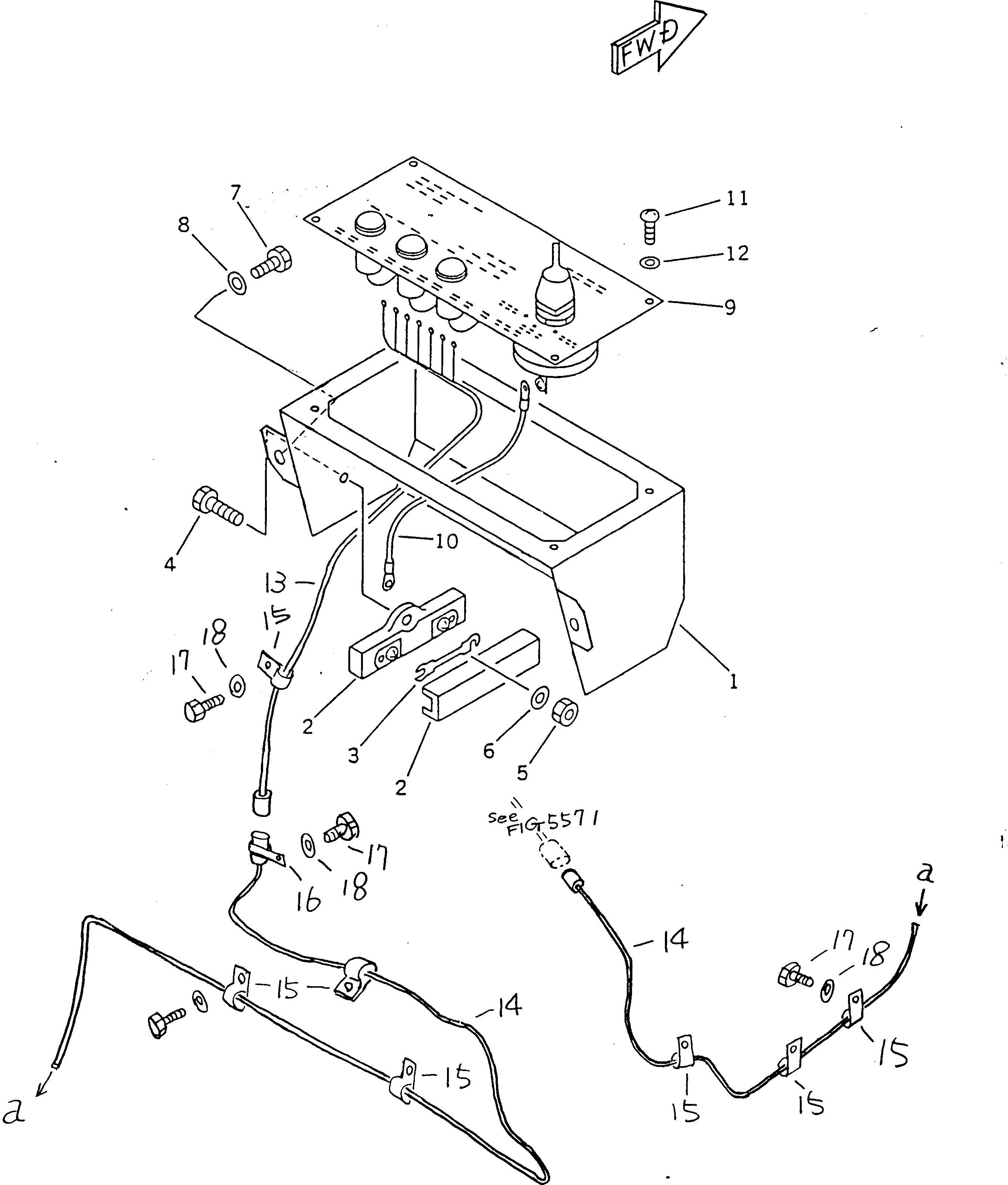 Провод 428-W93-1550 Komatsu