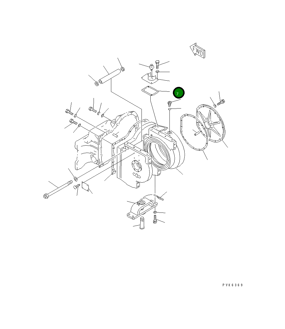 Прокладка 114-Z60-2521 Komatsu