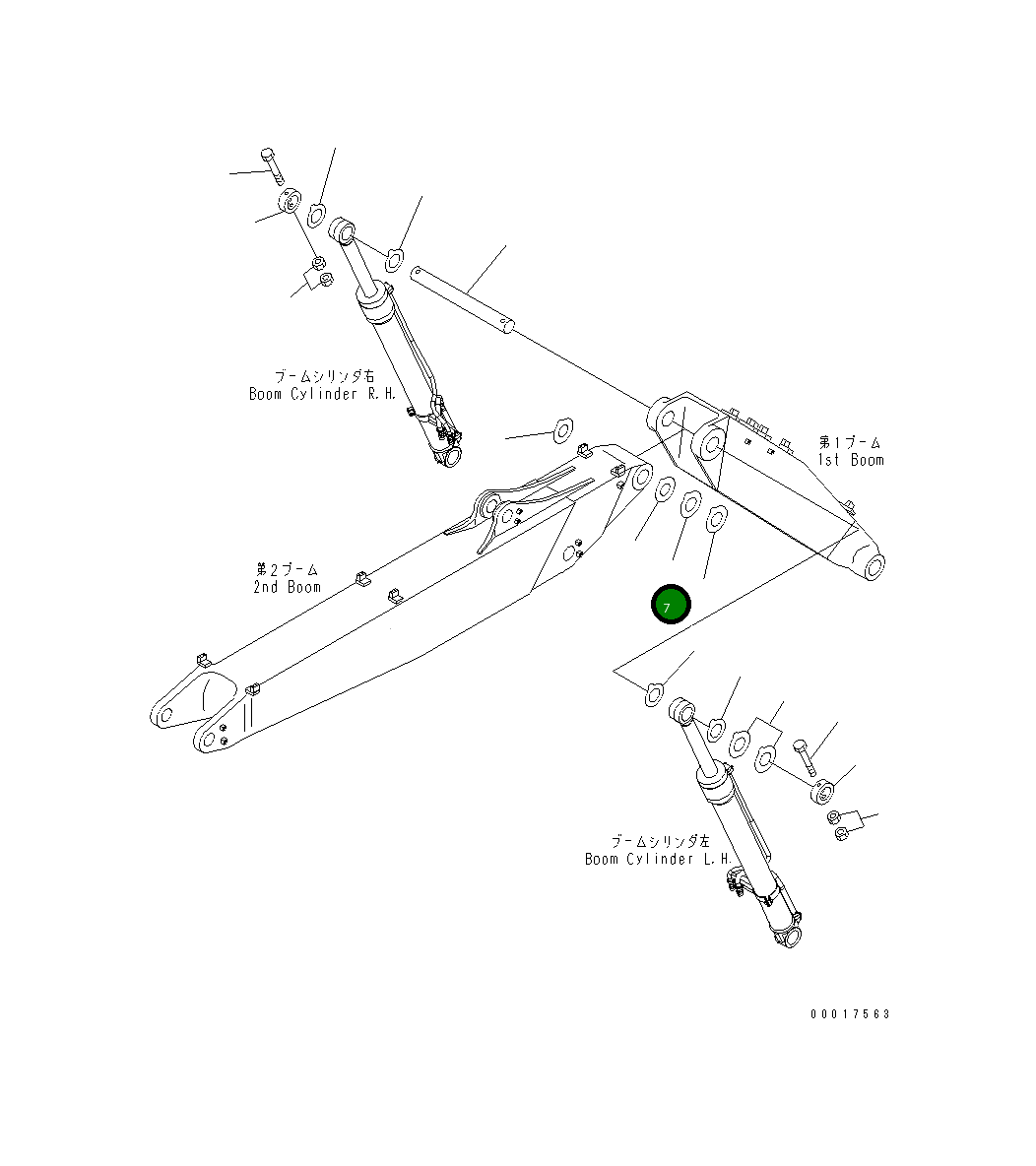 Проставка 21K-70-71460 Komatsu