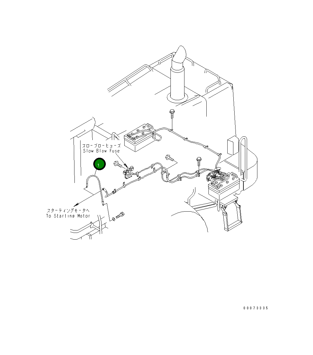 Провод 428-06-12610 Komatsu