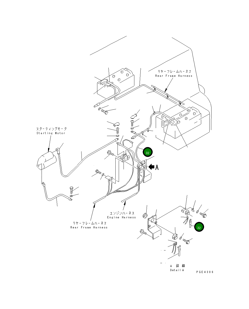 Провод 42306-22550 Komatsu