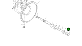 Проставка 708-1W-22160 Komatsu