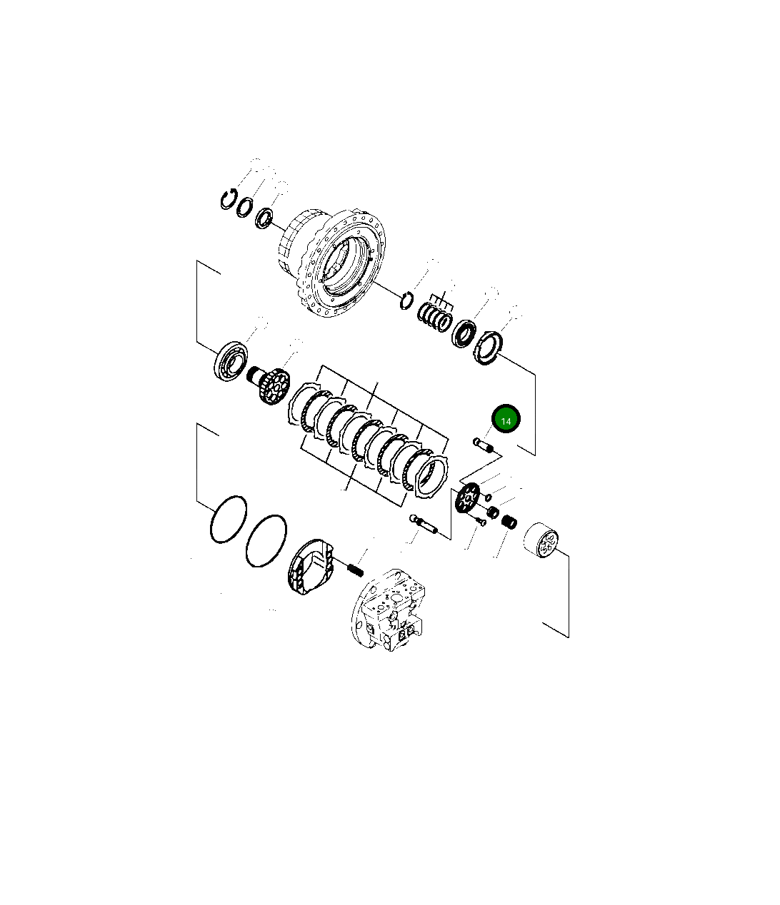 Поршень 706-8J-41981 Komatsu