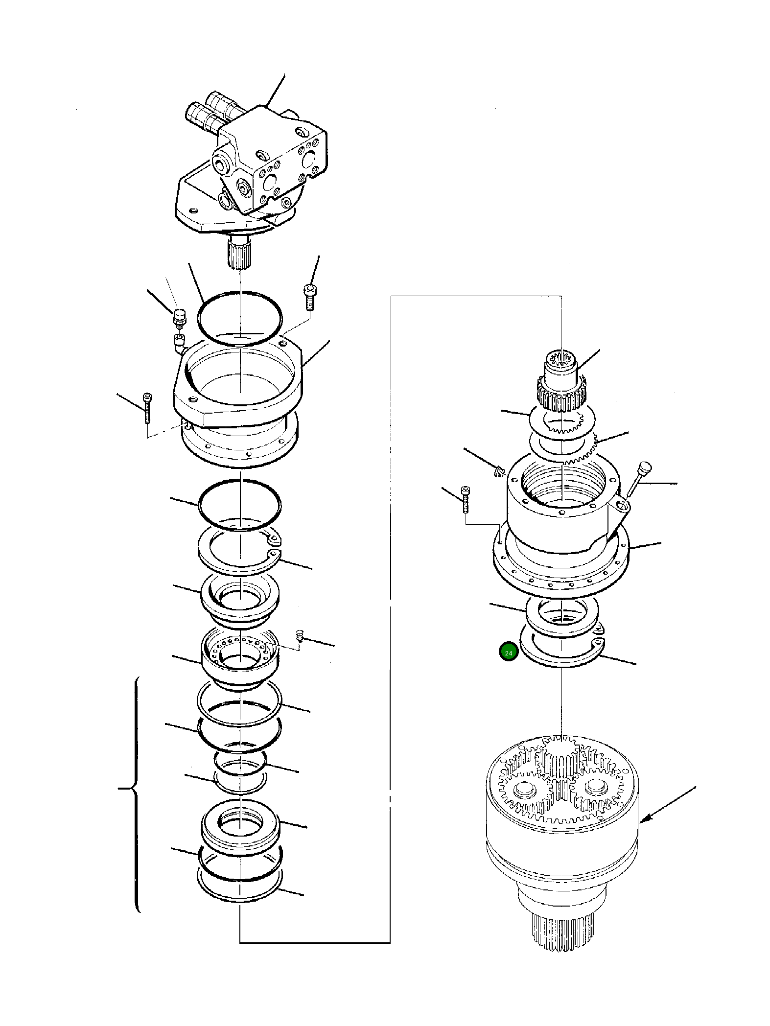 Проставка 21D-60-16380 Komatsu