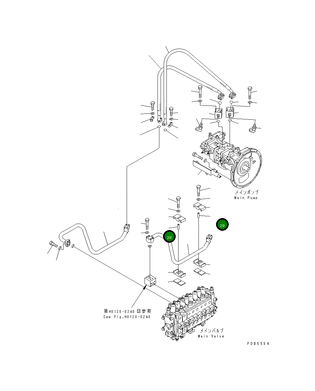 Проставка 22X-70-12940 Komatsu