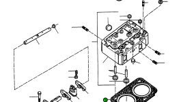 Прокладка ГБЦ 2992579M1 Komatsu