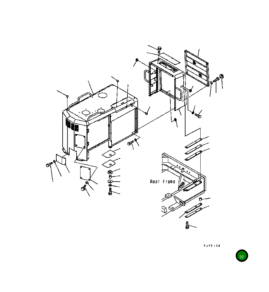 Проставка 23B-54-B1420 Komatsu