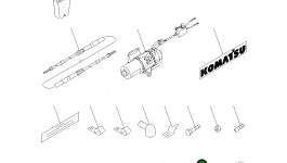 Провод 7700-86-8140 Komatsu