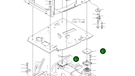 Проставка 22B-54-28871 Komatsu