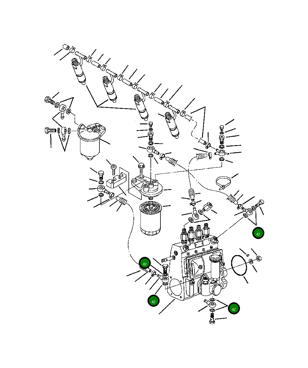 Прокладка YMX02651-41840 Komatsu