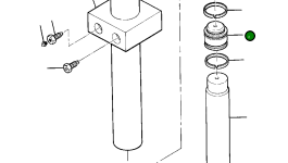 Поршень 715 955 C1 Komatsu